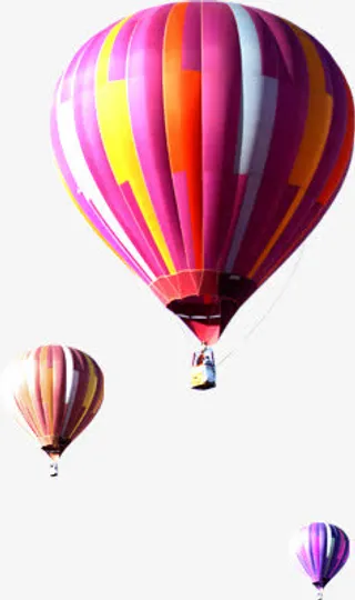 彩色方块春季氢气球免抠