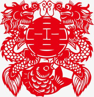 中国风剪纸素材免抠