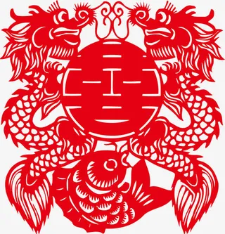 中国风剪纸素材免抠