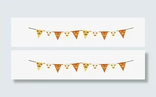 万圣节条幅免抠