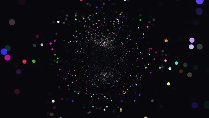 炫酷光点背景高清