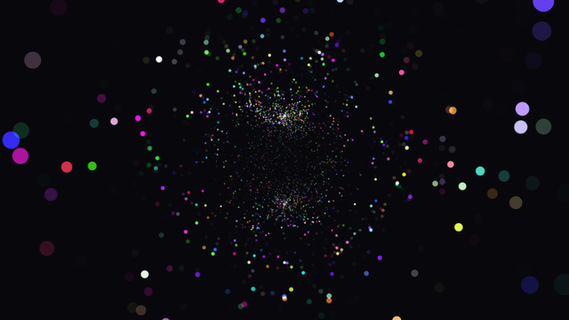 炫酷光点背景高清