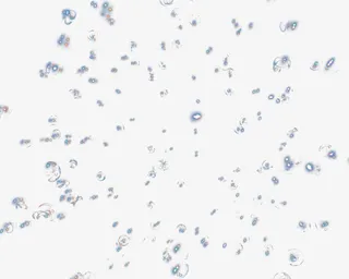 特效科技元素 炫酷星空碎点免抠