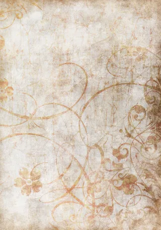 复古花纹墙壁背景