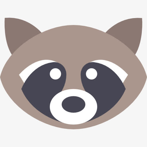 Raccoon 图标免抠