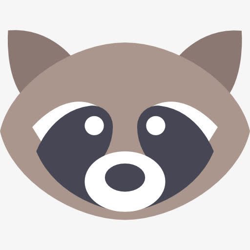 Raccoon 图标免抠