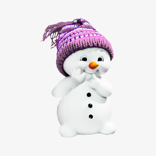 一个雪人免抠