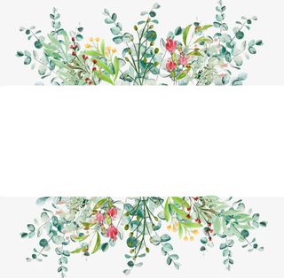 春天元素花朵边框臂贴胸贴AI源文件免抠手绘/卡通手绘元素