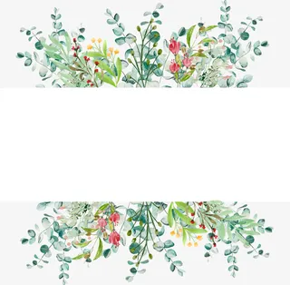 春天元素花朵边框臂贴胸贴AI源文件免抠手绘/卡通手绘元素