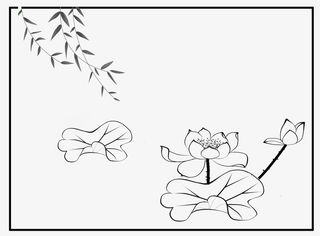 春天里的荷花叶免抠