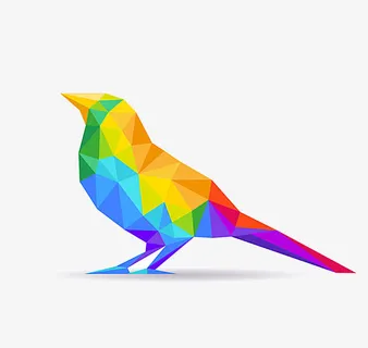 抽象鸟图片免抠