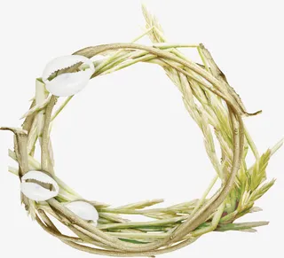 树枝编制的花环免抠