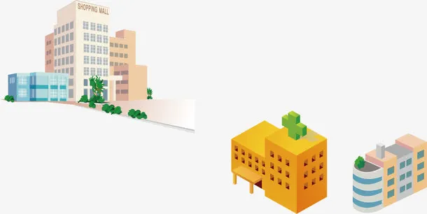 高端写字楼接待图免抠