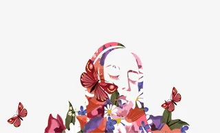 38妇女节创意手绘女神剪纸免抠