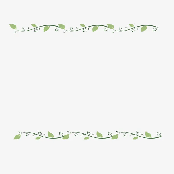 实用植物花边边框矢量素材免抠