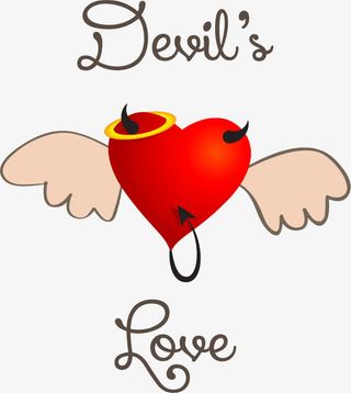 恶魔之心爱情元素免抠