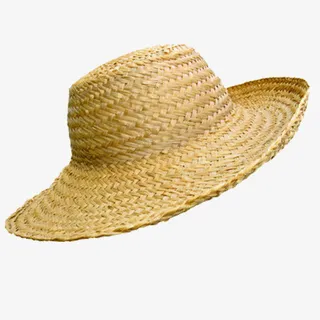 农村圆形草帽免抠