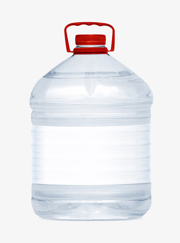 透明解渴红色手提式盖子的塑料瓶免抠
