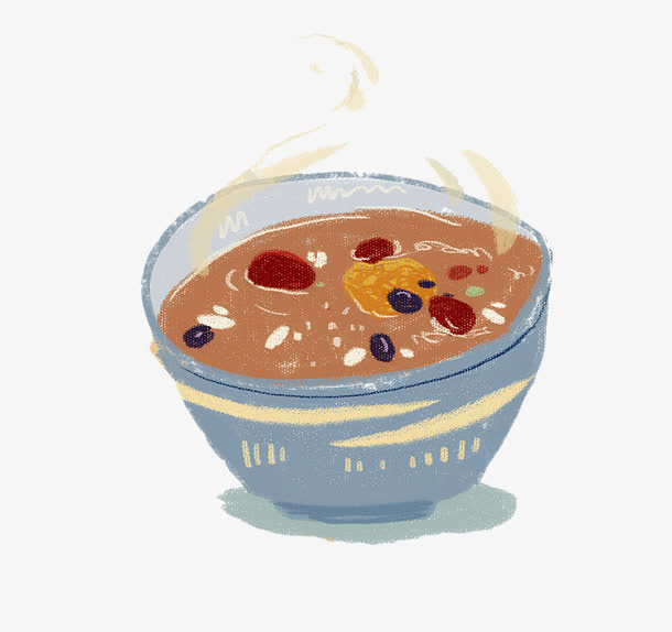 美味的腊八粥矢量免抠