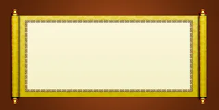 中国风边框画卷背景高清