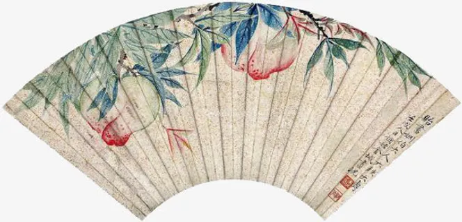 古风扇子免抠