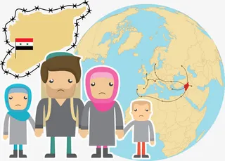 战争受害者矢量免抠