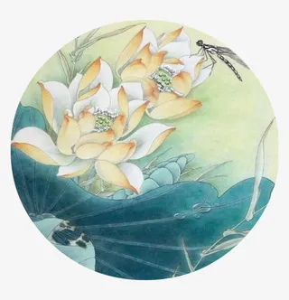 夏天的荷花免抠