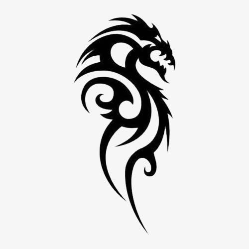 龙标志简画免抠