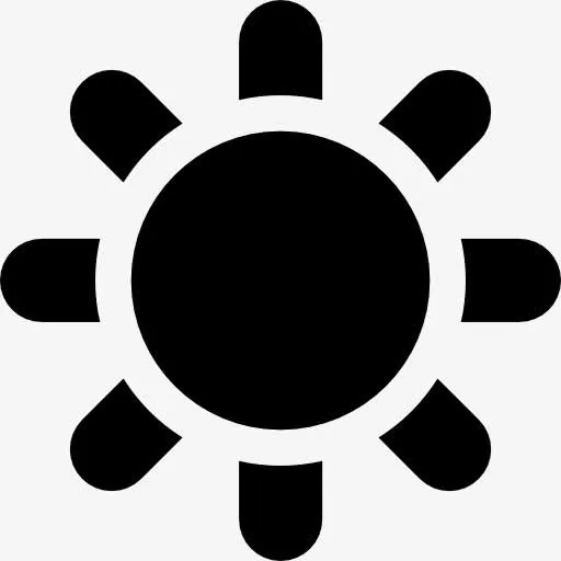 太阳图标免抠