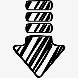 画下箭头图标免抠