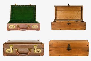 木质手提箱免抠