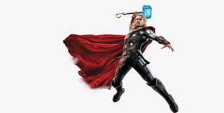 挥锤威武雷神免抠