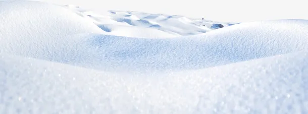 白色创意合成效果雪地免抠