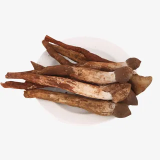 一碟新鲜鸡枞菌免抠