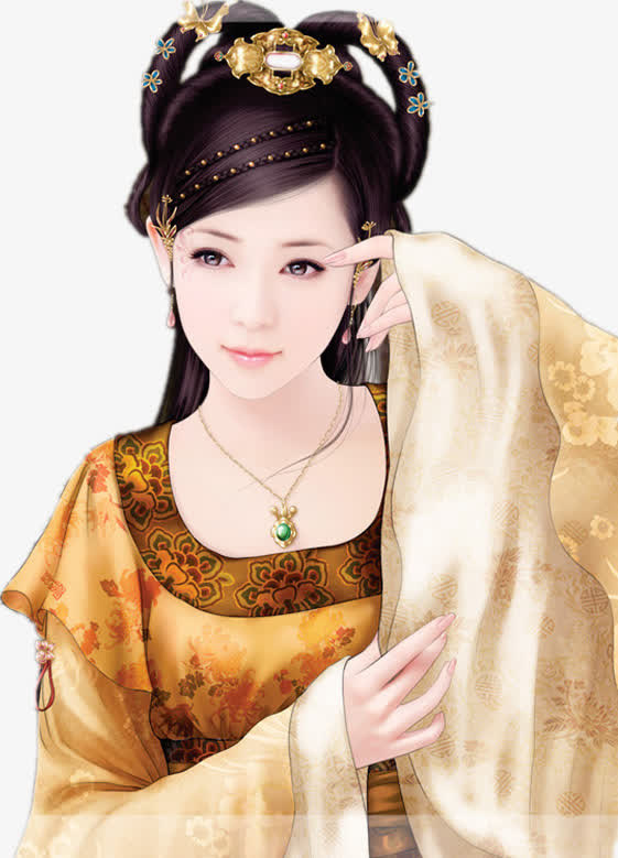 古代美女免抠