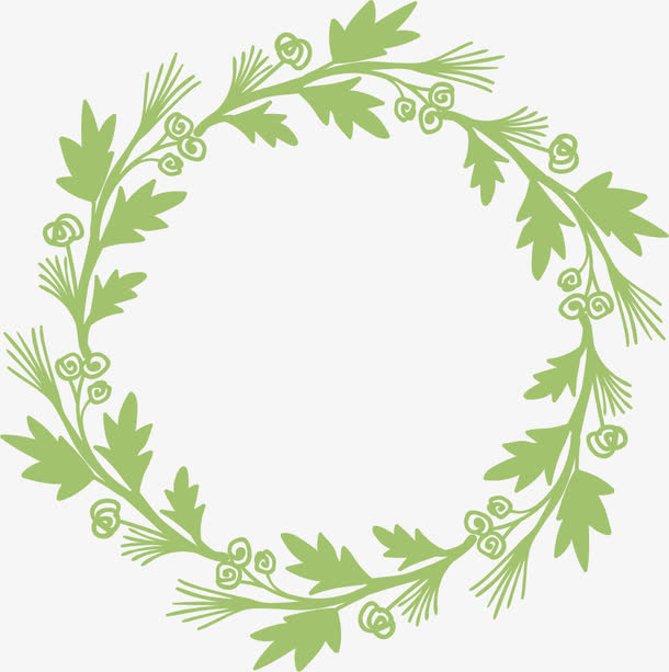 花环花边手绘边框免抠