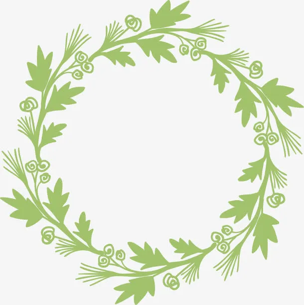 花环花边手绘边框免抠