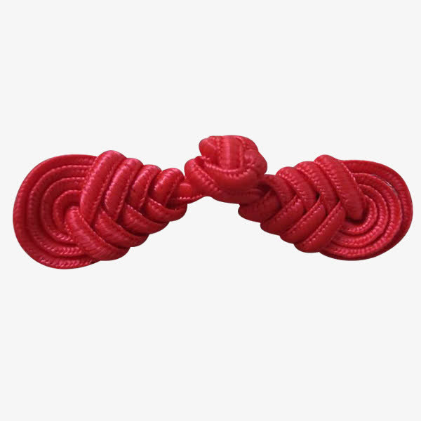 大红色琵琶扣免抠