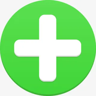 绿色的添加按钮图标免抠