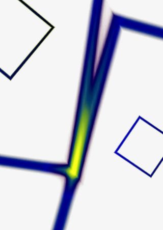 蓝色几何科技免抠