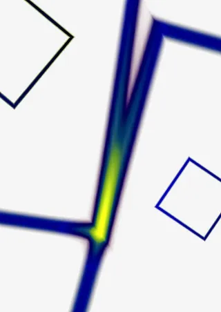 蓝色几何科技免抠