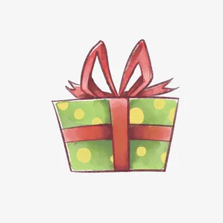 卡通文艺精美礼盒设计包装设计免抠