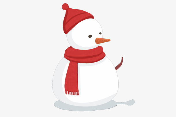 雪人元素素材-04免抠