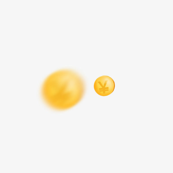 漂浮金币免抠