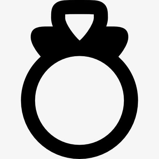 结婚戒指图标免抠