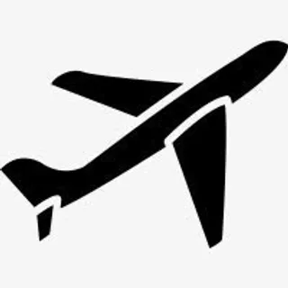 黑色飞机图标剪影免抠