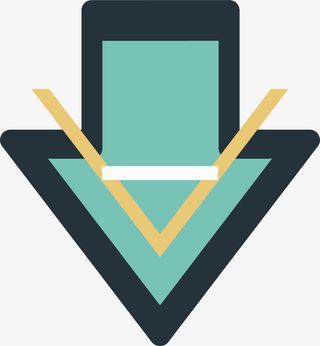 向下箭头设计图标免抠