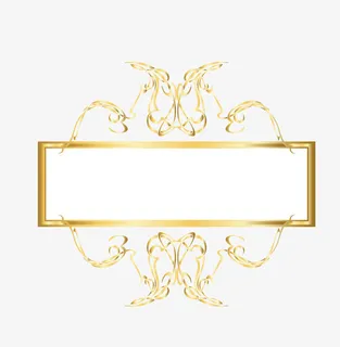 标题栏细线框png免抠