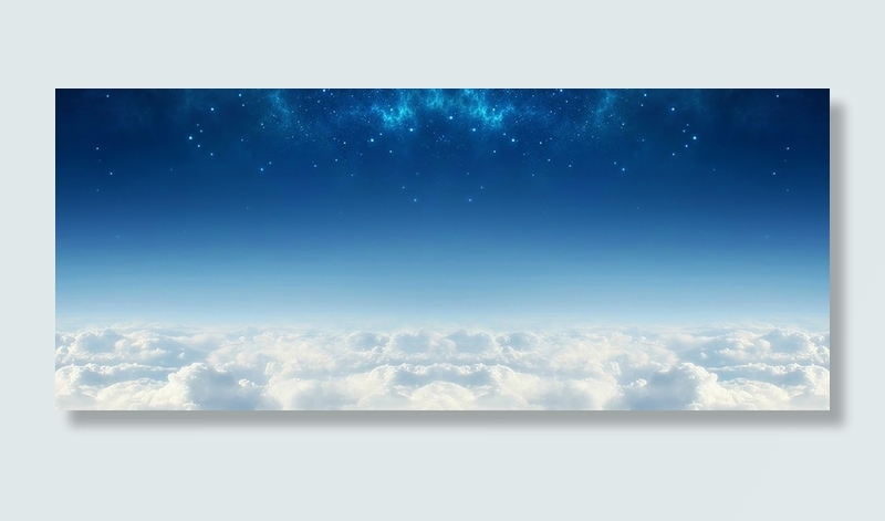 渐变天空星空蓝色背景素材高清