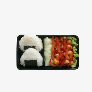 食物饭团套餐盒饭素材免抠